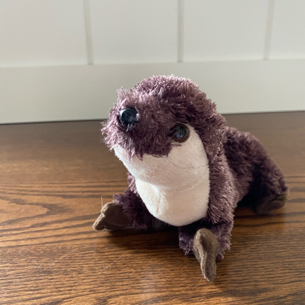 otter plush 12" wildlife artist